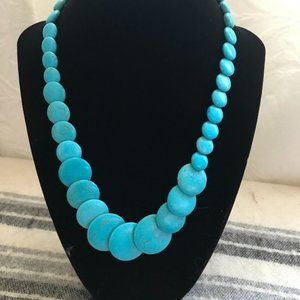 Howlite Necklace Elegant Statement